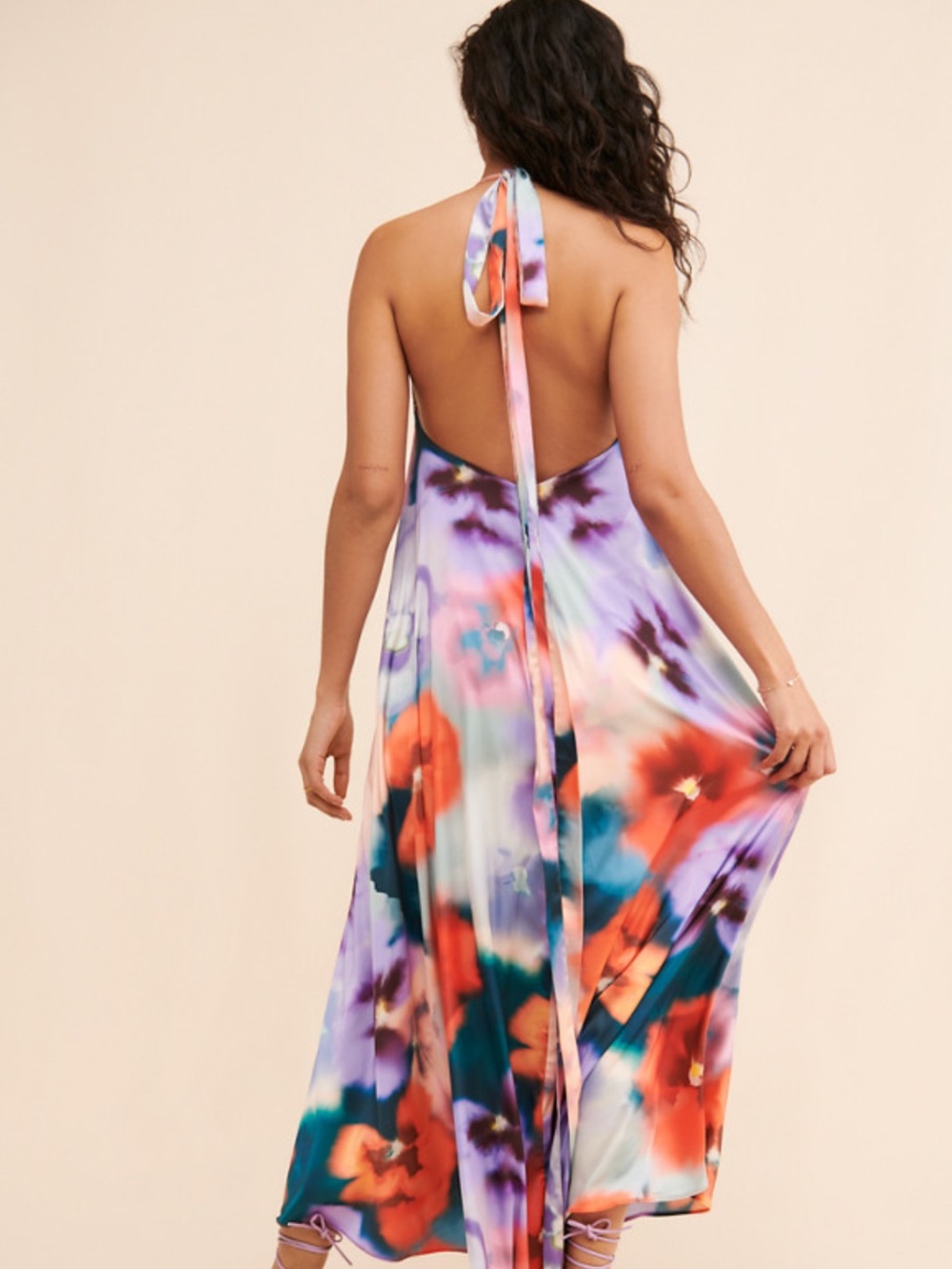 Alejandra Maxi Halter Dress/Anthropologie /Especia NWOT COL𝕆ℝ - 𝕄𝕦𝕝𝕥𝕚